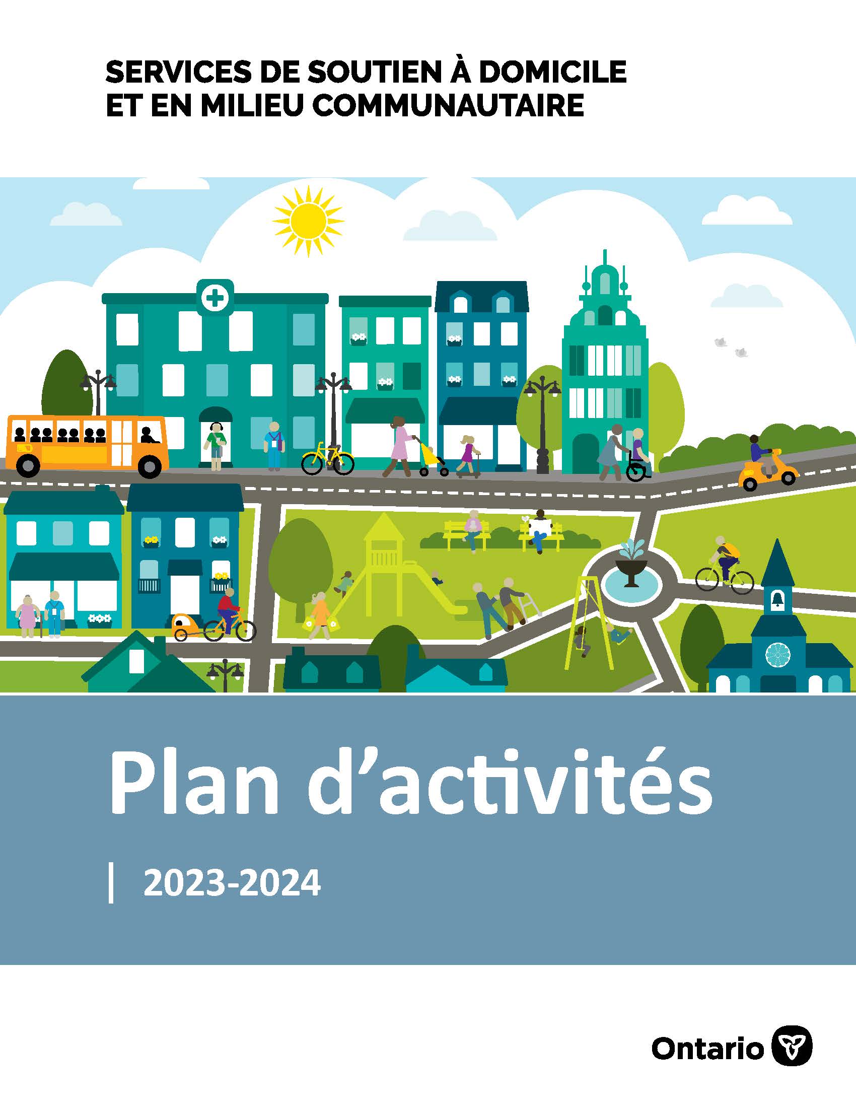 Image de la page titre du Plan d’activités annuel 2023-2024